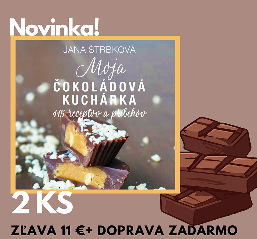 Moja čokoládová kuchárka 2 ks predaj