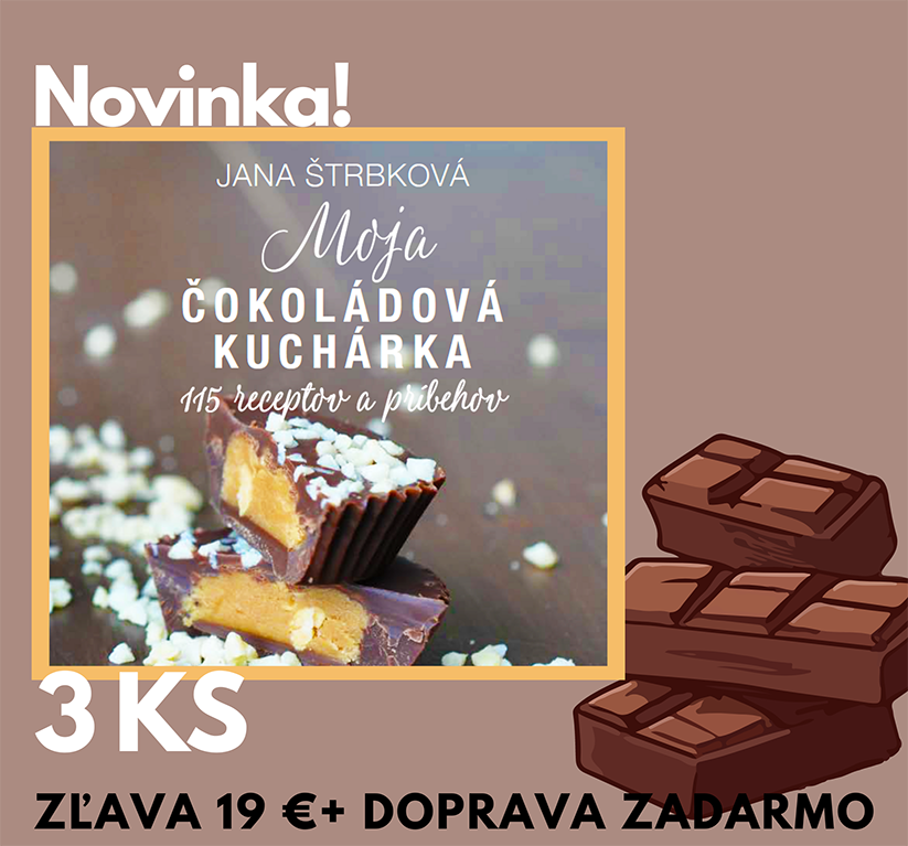 Moja čokoládová kuchárka 3 ks v akcii